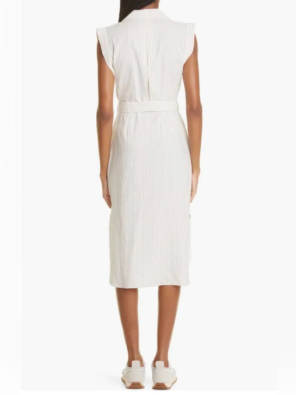 RAG & BONE Helena Stripe Linen Blend Shirtdress - Picture 9 of 16